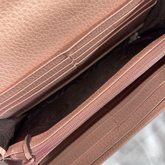 Gucci Farfalla Leather Continental Wallet - Picture 11 of 14